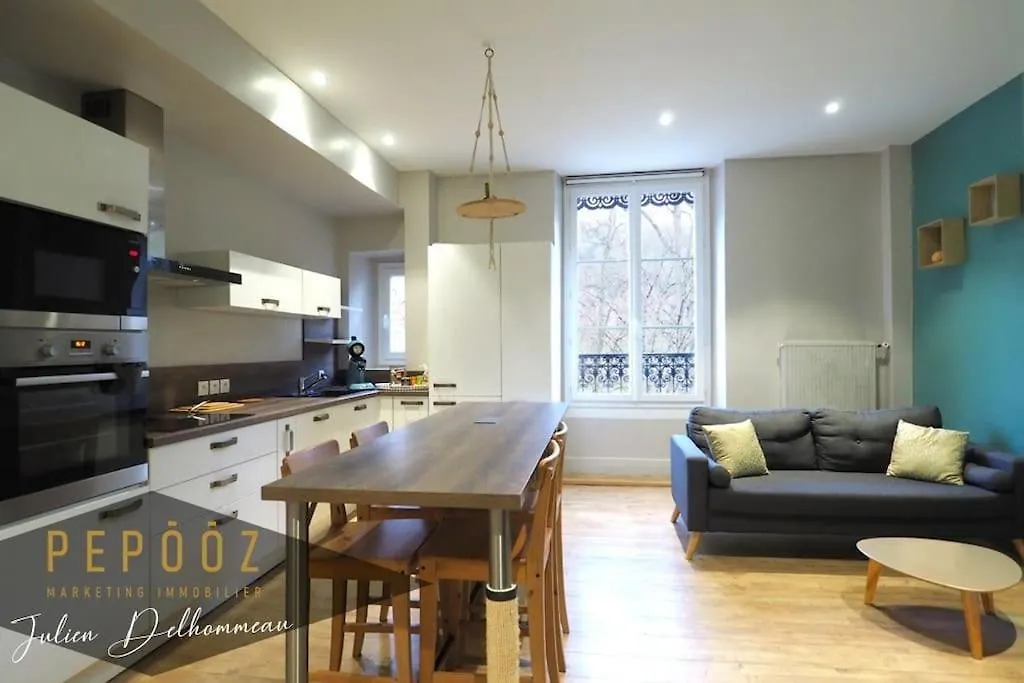 Apartment Appartement Cosy Avec Vue Imprenable Sur Le Parc D'Uriage Saint-Martin-d'Uriage